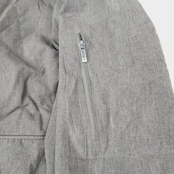 Ariat Men's Brown Vernon 2 Heather Mock Neck Classic Basic Jacket Size XXL - Picture 8 of 16